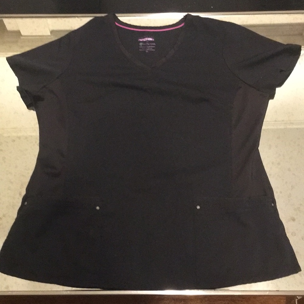 Healing Hands Yoga Scrub Top Xl